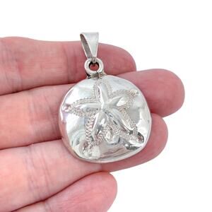 Vintage Taxco Mexico Sterling Silver 925 Sea Star Fish Pendant